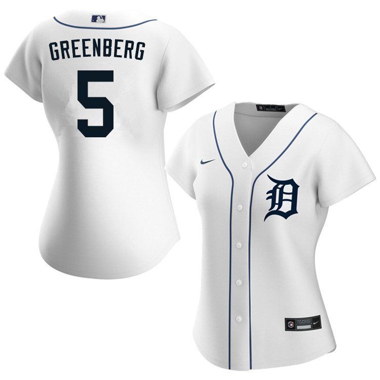 Nike Women #5 Hank Greenberg Detroit Tigers Baseball Jerseys Sale-White